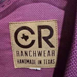 CR Ranchwear Women's Purple Button Down Shirt